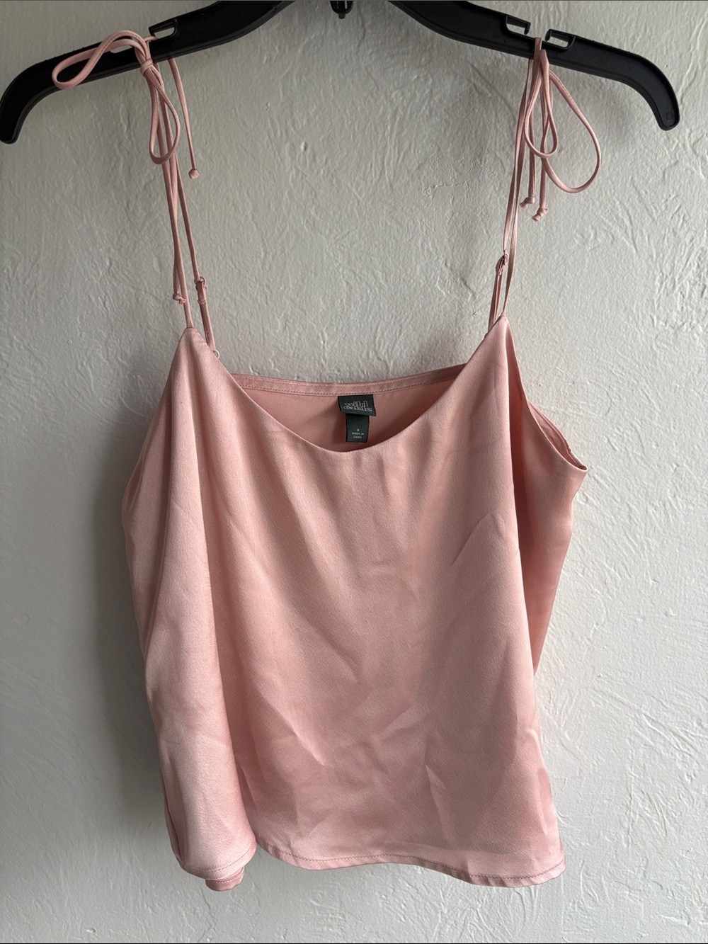 wild fable Pale Pink Tie-Strap Cami